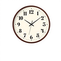 Jam Dinding Analog Quartz Kayu Krim Prancis Bulat Modern Kreatif Ruang Tamu Fashion Rumah Dinding Senyap Set Multi-bagian