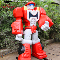 Modèle de robot personnalisé en métal transformé de grande taille parc d'attractions intérieur pour enfants en vente dans les centres commerciaux parcs d'aventure