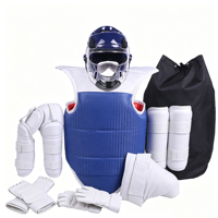 Ensemble d'équipement de combat de Taekwondo, protection corporelle incluant une protection de poitrine, équipement essentiel d'arts martiaux