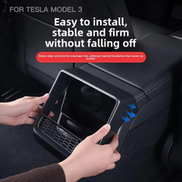Cache de protection en plastique pour les aérateurs arrière de climatisation - Nouvel accessoire de style automobile pour Tesla Model 3 Refreshed Edition, facile à installer