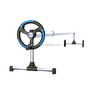 Rouleau de bobine de couverture de <span class=keywords><strong>piscine</strong></span> solaire dans le sol de <span class=keywords><strong>5m</strong></span> de largeur en aluminium et acier inoxydable de base pour piscines de jardin extérieures BSCI SEDEX - Product Image 1