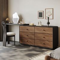 Table de maquillage et de coiffage multifonctionnelle en bois massif de style vintage avec rangement intégré pour chambre à coucher