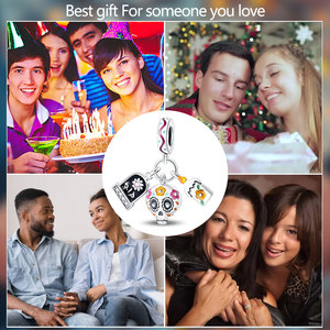 Breloques d'Halloween : Perles Pendentifs Crâne, Citrouille et Bonbon pour Bracelets et Accessoires de Bijouterie, Vente Chaude Bijoux Dia de Los Muertos - Product Image 6