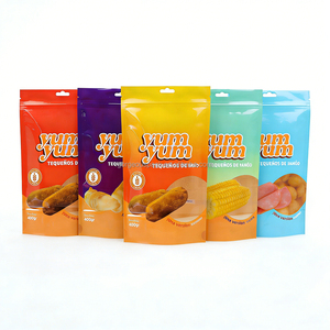 Bolsa de Papel de Aluminio de Alta Calidad con Ventana y Cierre, Personalizada con Logotipo, para Alimentos y Snacks - Product Image 1