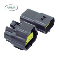 Connecteur automobile étanche 3 broches AMP Econoseal 174359-2 174357-2 Mâle Femelle, Fiche de faisceau de câbles électrique automobile étanche