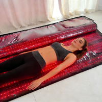 Couverture de luminothérapie rouge corps entier 200W 660nm 850nm, Tapis de luminothérapie rouge, Sac de couchage de luminothérapie infrarouge proche, Vente en gros usine OEM ODM