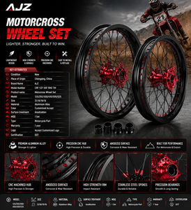 Jantes de motocross 21 18 19 pouces pour <span class=keywords><strong>KTM</strong></span> <span class=keywords><strong>EXC</strong></span> <span class=keywords><strong>125</strong></span> 250 300 450 500, aluminium CNC durable, anodisé, ensemble de jantes de course pour <span class=keywords><strong>enduro</strong></span> et motocross - Product Image 1