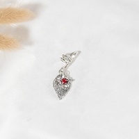 Vente en gros de breloques de tresse de cheveux de feuille de beauté avec des poignets d'anneau de cheveux d'alliage de diamant dreadlocks accessoires décoration de bijoux