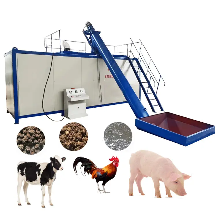Kümes hayvanları tavuk organik gübre fermantasyon makinesi kompost yapma makinesi fiyat