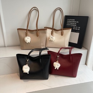 Nouveauté Sac fourre-tout en PU résistant à l'eau pour femmes, pour les voyages quotidiens en plein air, les courses, l'été, l'automne, le printemps - Product Image 2