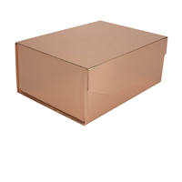 Carton recyclable personnalisé de luxe boîte-cadeau magnétique pliable couvercle magnétique rigide laminé mat pour bougie disponible divers
