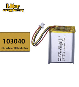 Batteria Ricaricabile agli Ioni di Litio 103040 1200mAh 3.7V per Fotocamera Digitale con Connettore 1.0-3p - Product Image 4