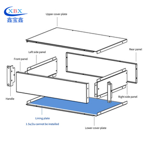 Tùy chỉnh OEM tấm kim loại trường hợp chế tạo thiết kế khung máy tính 19 inch 4U 3U 2U 1U <span class=keywords><strong>1.5U</strong></span> 2.5u 3.5u Rack mount máy chủ bao vây - Product Image 6