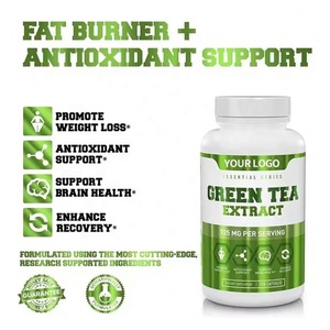 Capsules d'extrait de thé vert sans hormones ni sucre pour la gestion du poids, certifiées GMP, qualité alimentaire, fournies par l'usine OEM/ODM - Product Image 2