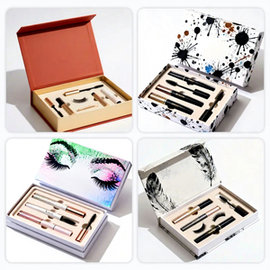 Caja Profesional para Pestañas, Impresa Personalizada, Caja de Embalaje de Lujo para Maquillaje y <span class=keywords><strong>Belleza</strong></span>, Caja de Regalo Magnética Elegante y Vacía para Pestañas y Cosméticos - Product Image 3