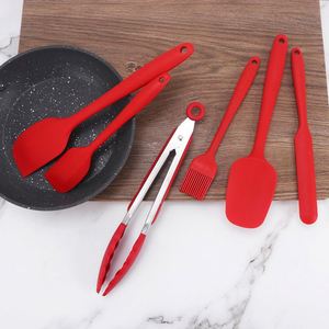 Promotional 6-Piece Cake Spatula Oil Brush Food Clip <b>Silicone</b> Kitchenware Set - Product Image 3