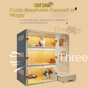 Trong nhà Mèo biệt thự lớn một phòng một phòng hiện đại không gian miễn phí điều hòa không khí nhà vệ sinh ngăn kéo - Product Image 3