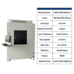 High Precision Industrial SLA 3D Printer Automatic New USB Auto Leveling Adjustable Laser Spot Granite Structure Sealed Optics