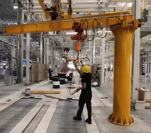 500 kg 1000kg Polipasto de cadena eléctrico de 2 toneladas Elevación 12 metros Grúa de brazo giratorio de 360 grados - Product Image 2