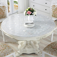 Nappe de table en plastique transparente de 1,5 mm, diverses tailles, bon marché, vente en gros, couvre-bureau