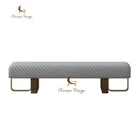 <strong>Best</strong> <strong>Selling</strong> Custom Material Leather Fabric <strong>Bed</strong> Bench Bedroom <strong>Ottoman</strong> Bench