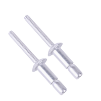Rivets aveugles ouverts en acier inoxydable DIN7337 1/8 3/16 1/4 pouce Finition brillante
