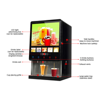 Distributeur de jus glacé 50sc (3 + 2), machine à café instantané, machine à jus concentré commercial