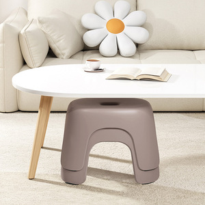 Meiliya Low Plastic <b>Stool</b> 31x24.5x21cm Thickened <b>Bathroom</b> Living Room Chair - Product Image 3