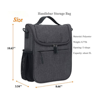 Sac de guidon de vélo, sac de cadre avant de vélo, sac de rangement portable pour vélo, accessoires de cyclisme professionnels