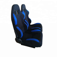 JIABEIR 1001 Serie Verstellbare Ananas-Stoff-PVC-Leder Autositze Sport-Autoteile Rennsitz