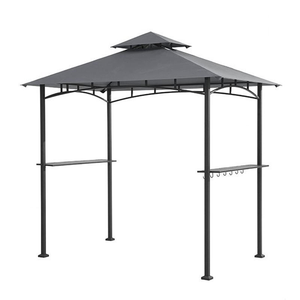 Gazebo Metálico Pequeño para Jardín y Camping, Carpa para Barbacoa en Venta, Color Rojo - Product Image 2