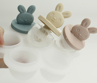 Moules à sucettes glacées en silicone pour bébés, fabricant de glaces pour tout-petits, mini-moule de congélation pour lait maternel et jus de fruits