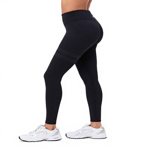 Leggings de yoga taille haute sans couture, couleur unie, extensibles dans quatre directions, pantalon à taille élastique, vêtements de sport, tenue de gym, extensible 4 directions - Product Image 3
