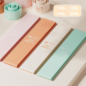 Chất Lượng Tuyệt Vời Phụ Nữ Yoga Vòng Ban Nhạc Bán Buôn Logo Tùy Chỉnh Resistance Bands Thiết Lập Cơ Thể Không Thấm Nước Tập Thể Dục Ban Nhạc - Product Image 5