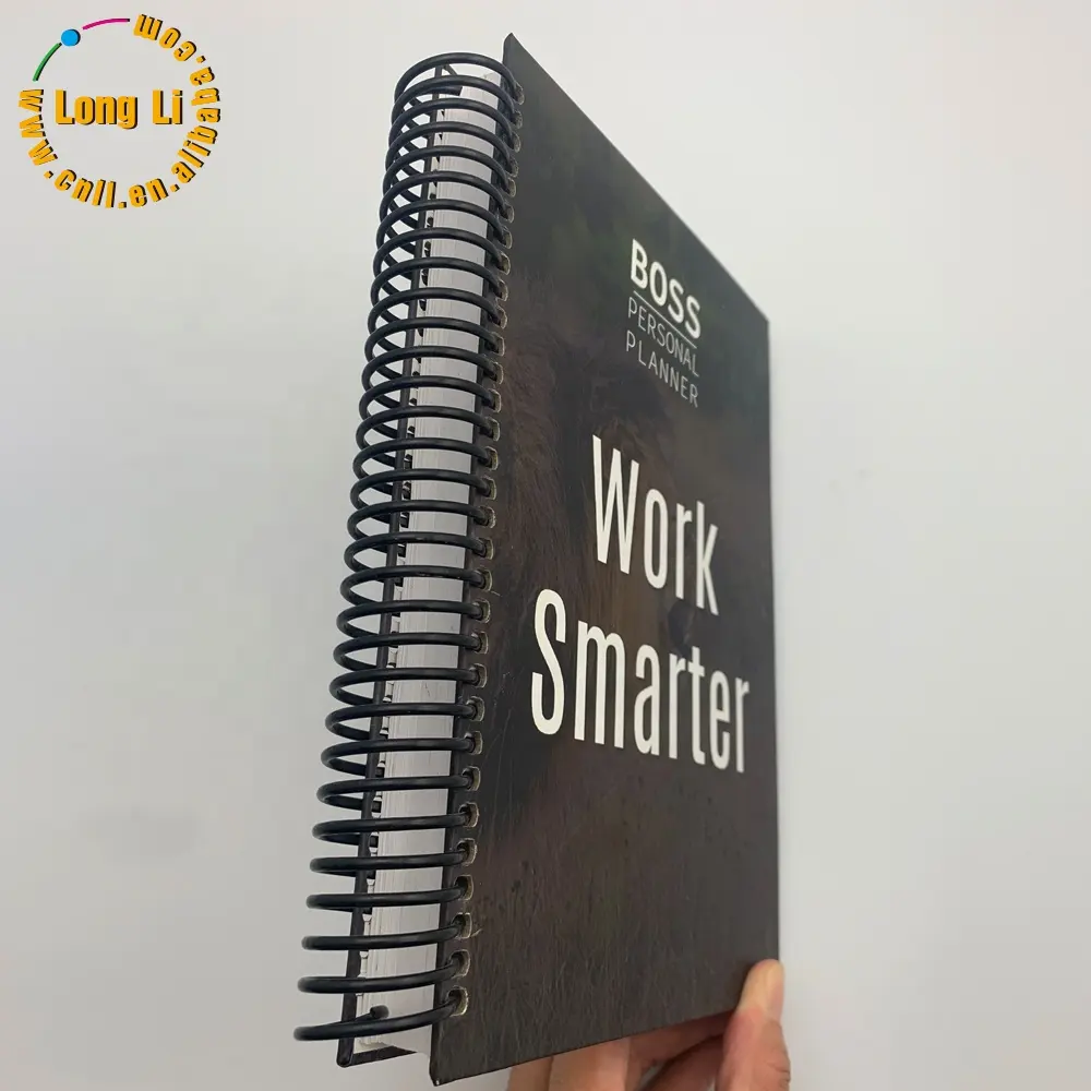 Reliure à spirale personnalisée A5 agenda quotidien bureau journal intime carnet de notes planificateur