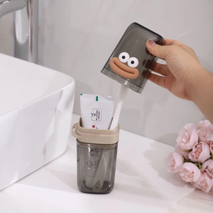 Wholesale Portable Travel Cup Cartoon Household Camping Soap Storage <b>Box</b> Toothpaste Mouthwash - Product Image 5