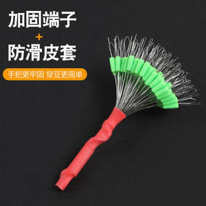 ลูกปัดซิลิโคน Buyuzhe ขนาด 2S S M L สำหรับล็อคสายเบ็ดตกปลา อุปกรณ์ตกปลา - Product Image 2