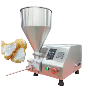 Stainless Steel Cream Injecting Puff Maker and Peanut Butter Filling Snack Machine