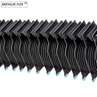 Dispositif de protection cnc en forme de cloche, couverture et vis à billes, protection universelle, flexible et anti-poussière, 60 pièces