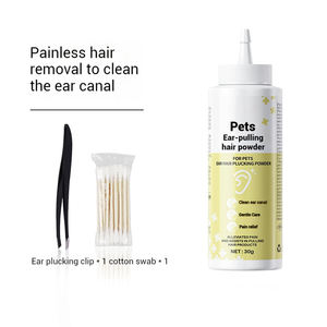 犬用30g耳脱毛パウダー犬用猫耳クリーニング耐久性プラスチックかゆみ軽減ペットケア用バスルーム用 - Product Image 6