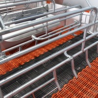 Cage de mise bas entièrement automatique pour truies et porcelets, enclos de mise bas de haute qualité pour porcs, équipement d'élevage