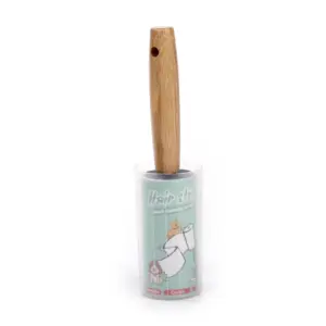 Деревянная ручка из бамбука, 3 м, липкий ролик для удаления шерсти домашних животных