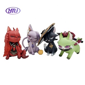 10CM Ke Qing Diluc Wanderer Kuki <span class=keywords><strong>Shinobu</strong></span> Cos Cat juego personaje figura recoger Anime figuras regalo juego caliente - Product Image 1