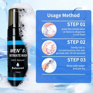 Loción Espumosa para <span class=keywords><strong>la</strong></span> Higiene <span class=keywords><strong>Íntima</strong></span> Masculina con Hierbas de Verbena, 150 ml, OEM - Product Image 6