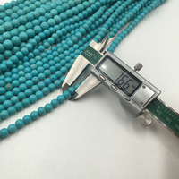 Pierres précieuses turquoises vertes, amples, styles de pierres précieuses, choix de pierres, bijoux en pierre naturelle, brin de taille 37 cm, 6mm/8mm/12mm