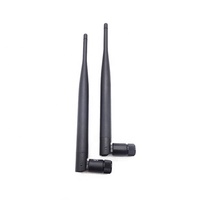 Antena de Fibra de Vidrio Omnidireccional Personalizada RCD GSM 3G 4G 5G 2.4GHz 5GHz, Polarización Vertical, Frecuencia DC-12GHz, Ganancia de 5dBi