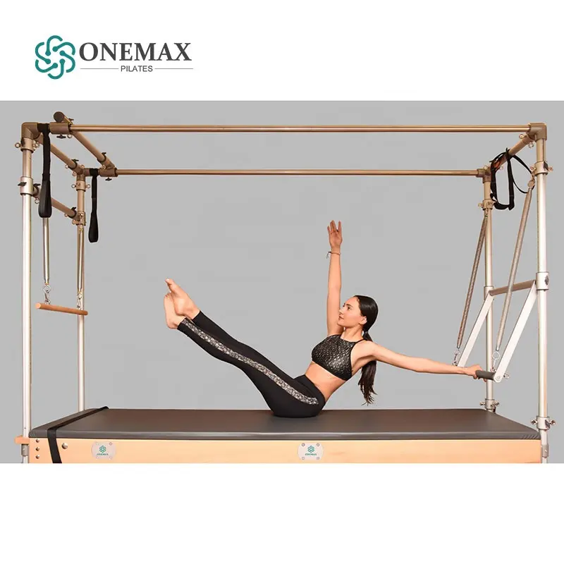 ONEMAX-Torre de entrenamiento para pilates, máquina de ejercicios de trapecio, cadillac