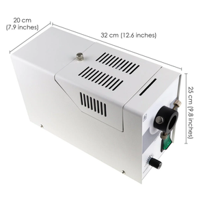 Iluminador de microscopio de fibra óptica de doble tubo con cuello de cisne y BRILLO AJUSTABLE + Bombilla halógena de cuarzo de 24V 150W 3200K - Product Image 5