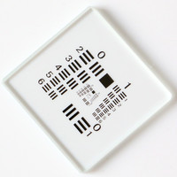 Yaopu Optics Resolution Calibration Plate Machine Vision Calibration Plate 25 * 25MM Positive Piece