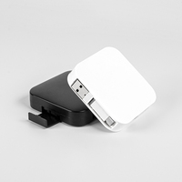 Câble de chargeur USB rétractable à chargement rapide 4-en-1 avec logo personnalisé, universel pour plusieurs appareils Gadget USB promotionnel